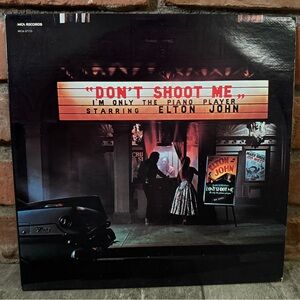 Elton John Don't Shoot Me I'm Only The Piano Player, LP Vinyl Record, 1973